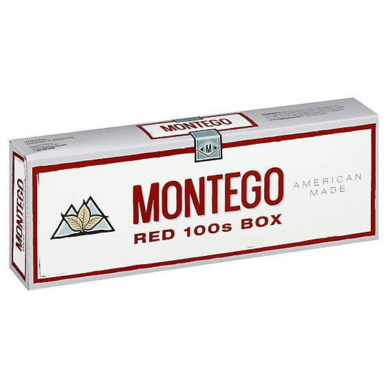 Montego: Red 100s Box – RD Smoke Shop