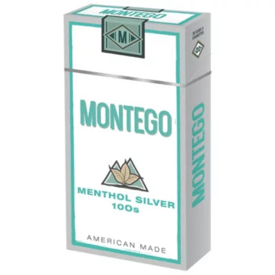 Montego: Menthol Silver 100s Box