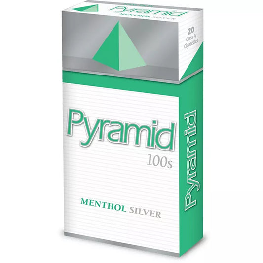 Pyramid Menthol Silver 100 Box