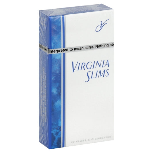 Virginia Slims Silver Pack Box