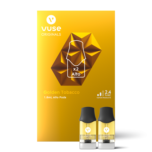 Vuse: Golden Tobacco 2.4% Nic (2 Pods)