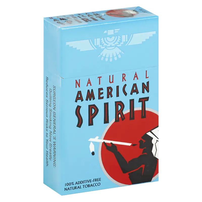 American Spirit Blue Box