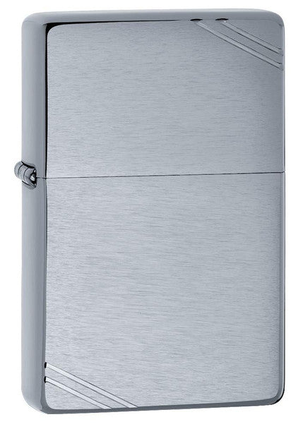 Zippo- Vintage Br Fin Chrom