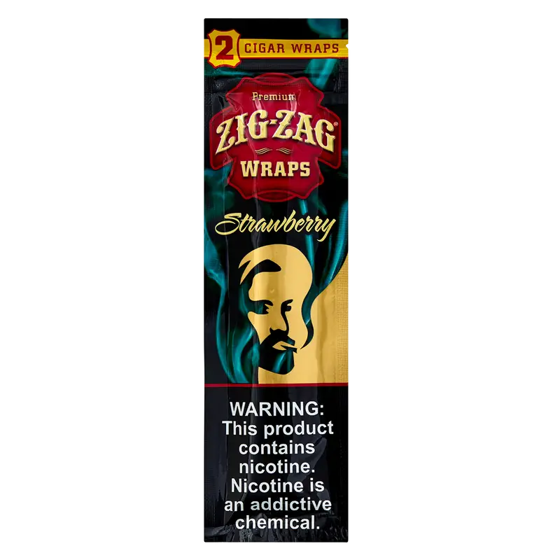 Premium Zig-Zag Wraps: Strawberr(2 Ct)