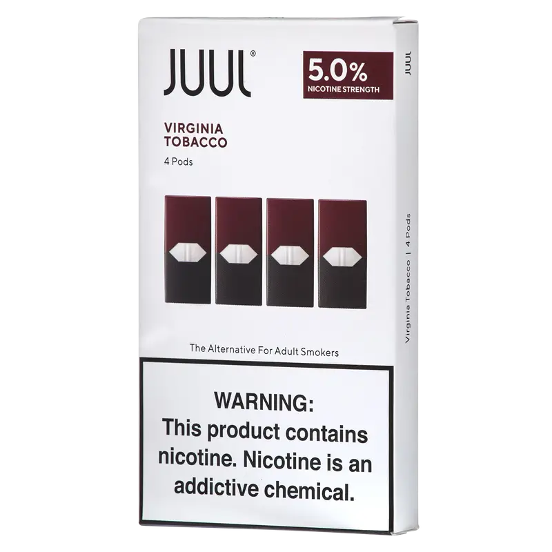 Juul: Virginia Tobacco 5.0% Nic (4 Pods)