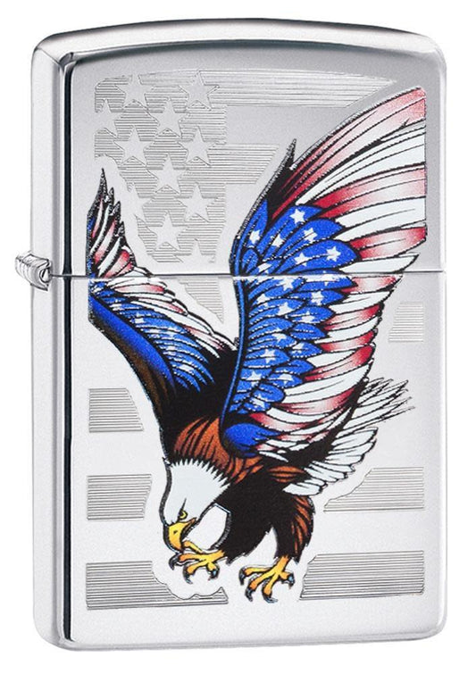 Zippo- Flag Eagle