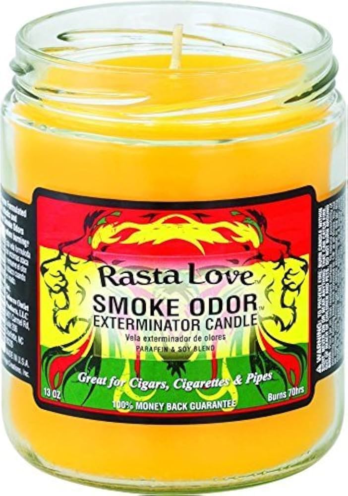 Smoke Odor- Exterminator Candle: Rasta Love