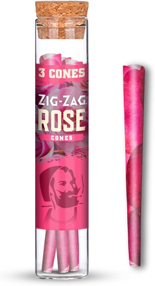 Zig - Zag Rose Cones (3 ct.)