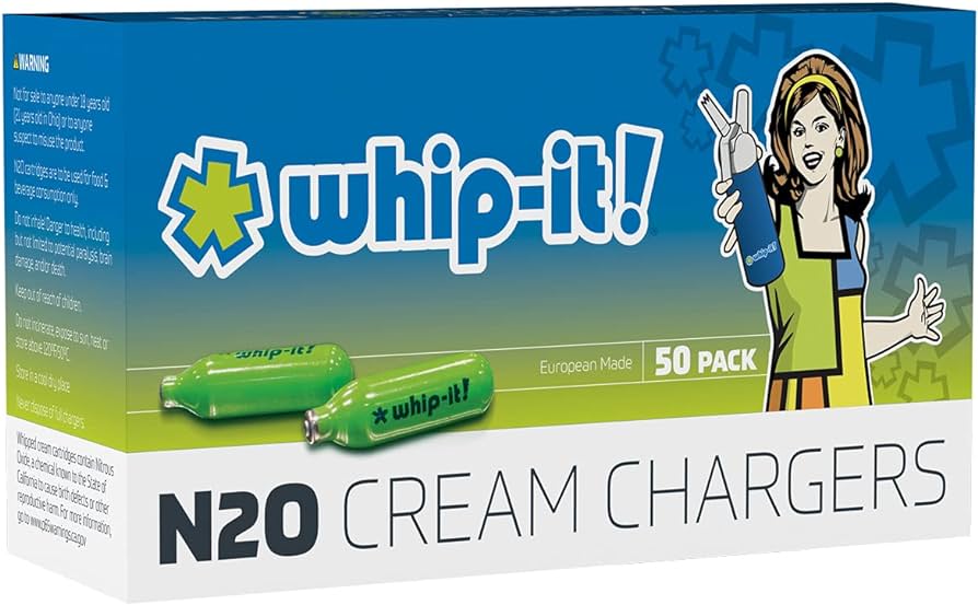 WHIP IT- N20 CREAM CHARGERS (50 COUNT)