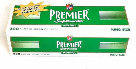 Premier- Supermatic: Menthol (100mm/200 Ct. Filtered Tubes)