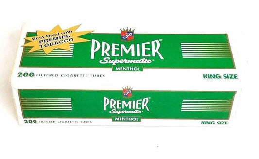 Premier- Supermatic: Menthol (King Size/200 Ct. Filtered Tubes)