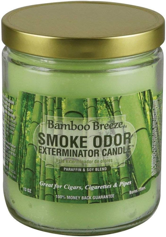 Smoke Odor- Exterminator Candle: Bamboo Breeze