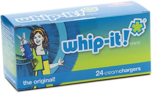 WHIP IT- N20 CREAM CHARGERS (24 COUNT)