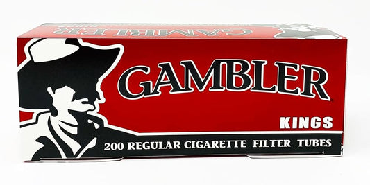 Gambler- Regular (King Size/200 Ct. Cigarette  Filter Tubes)