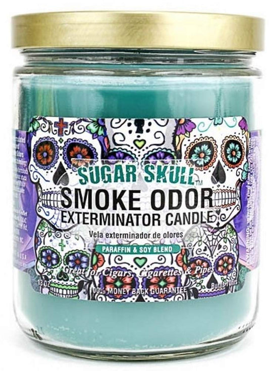 Smoke Odor- Exterminator Candle: Sugar Skull