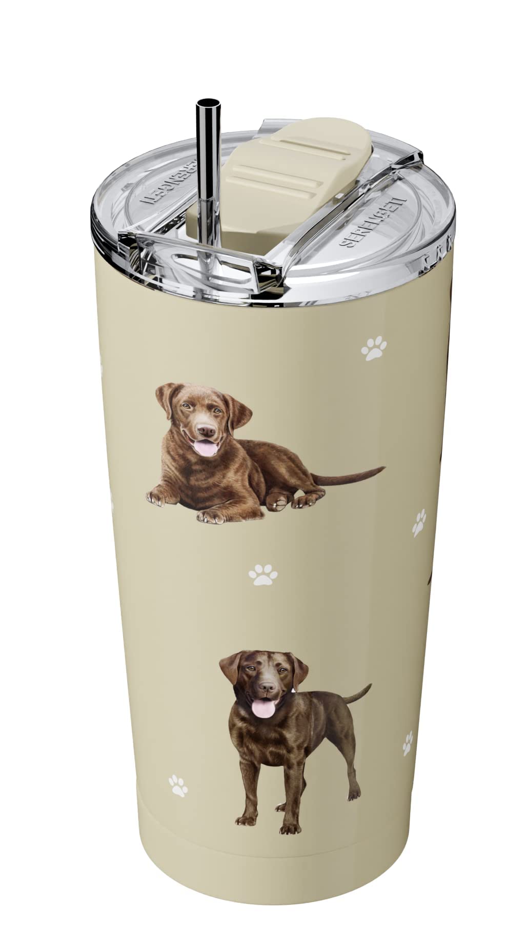 Tumbler-Labrador,chocolate