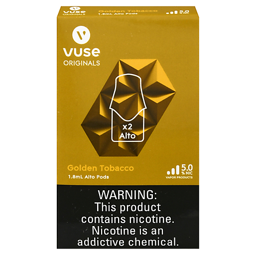 Vuse: Golden Tobacco 5.0% Nic (2 Pods)