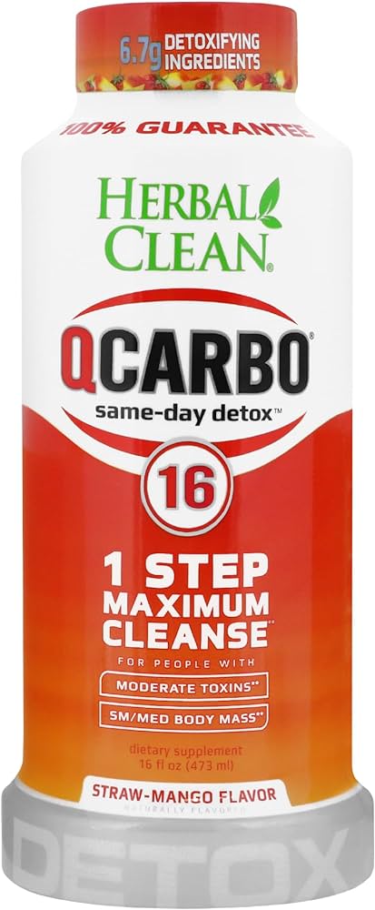 QCarbo- Herbal Clean: Straw-Mango