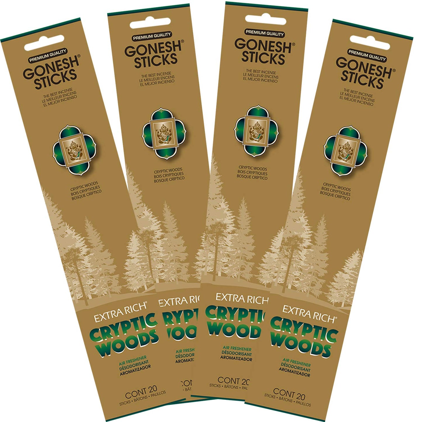 Gonesh Sticks- Cryptic Woods(20count)