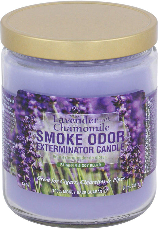 Smoke Odor- Exterminator Candle: Lavender With Chamomile