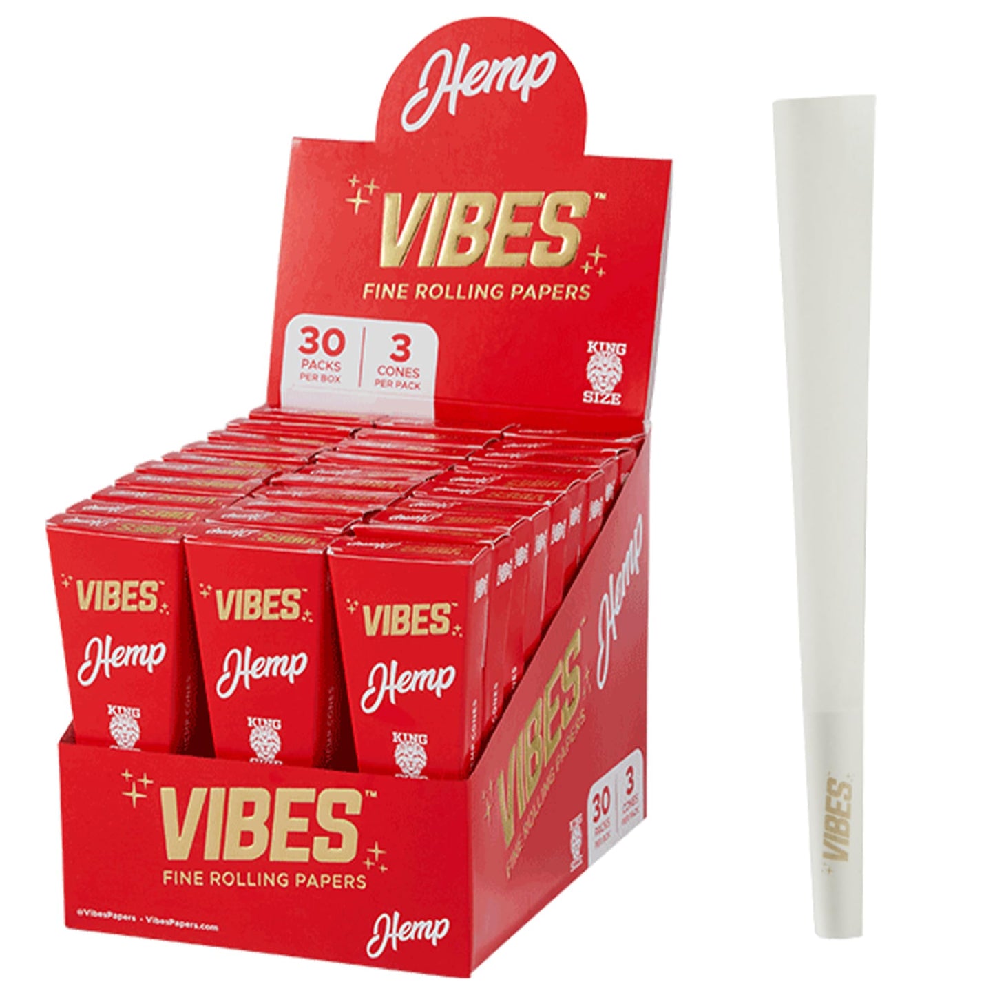 Vibes Hemp King Size (3 ct.)