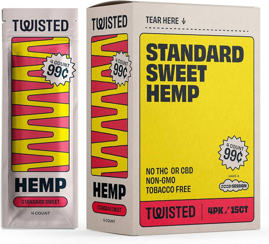 Twisted Hemp Wraps: Sweet (4 ct.)