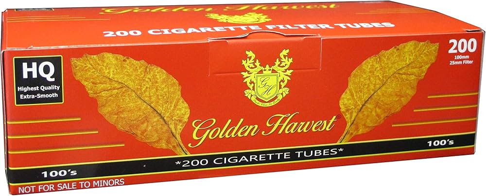 Golden Harvest: Filter Tubes Reds (100 MM)