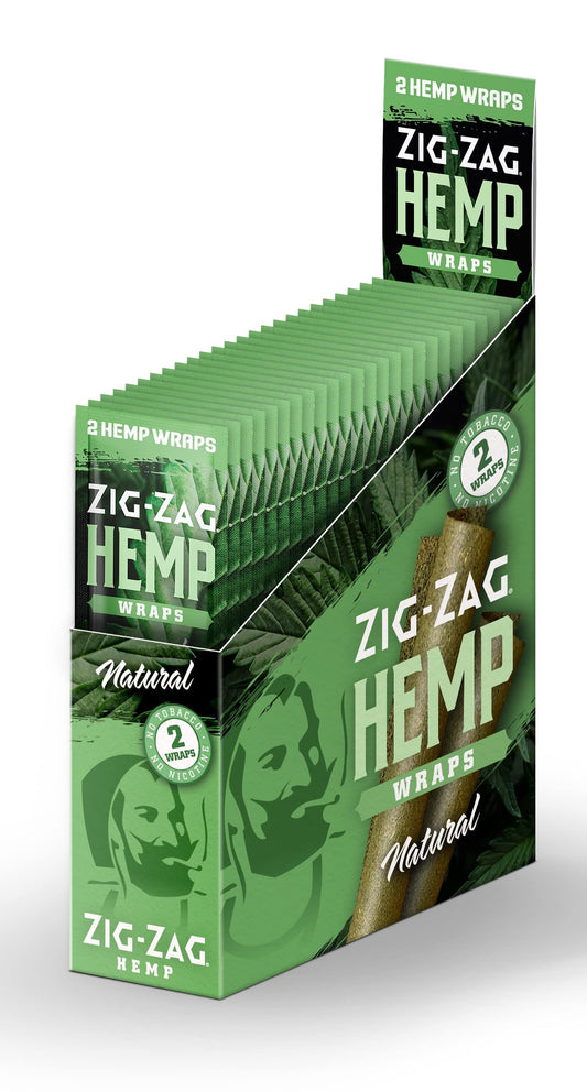 Zig-Zag Hemp Wraps: Natural