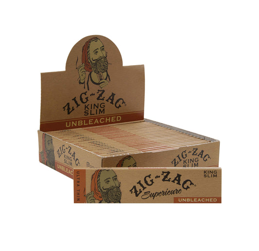 Zig-Zag: Supererieure Unbleached (King Size)