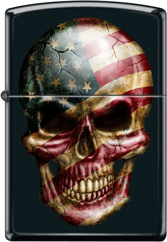 Zippo- Skull Flag