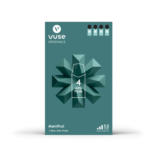 Vuse: Menthol 5.0% Nic (4 pods)