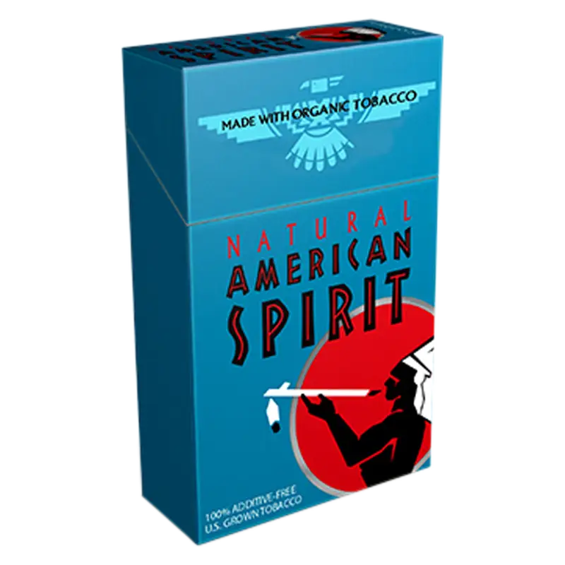 American Spirit Organic Turquoise Box