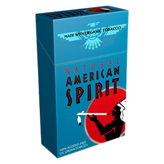 American Spirit Organic Turquoise Box