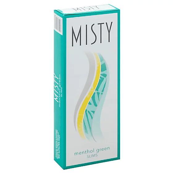 Misty: Menthol Green Slim 100s Box