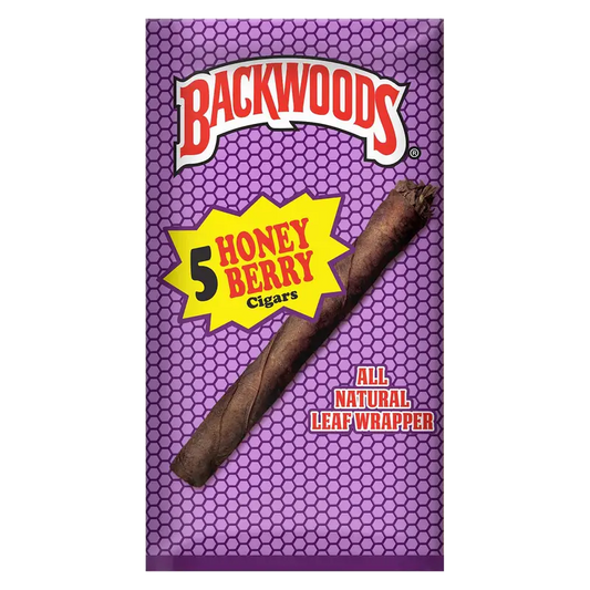 Backwood Leaf Cigar: Honey Berry(5 Ct.)