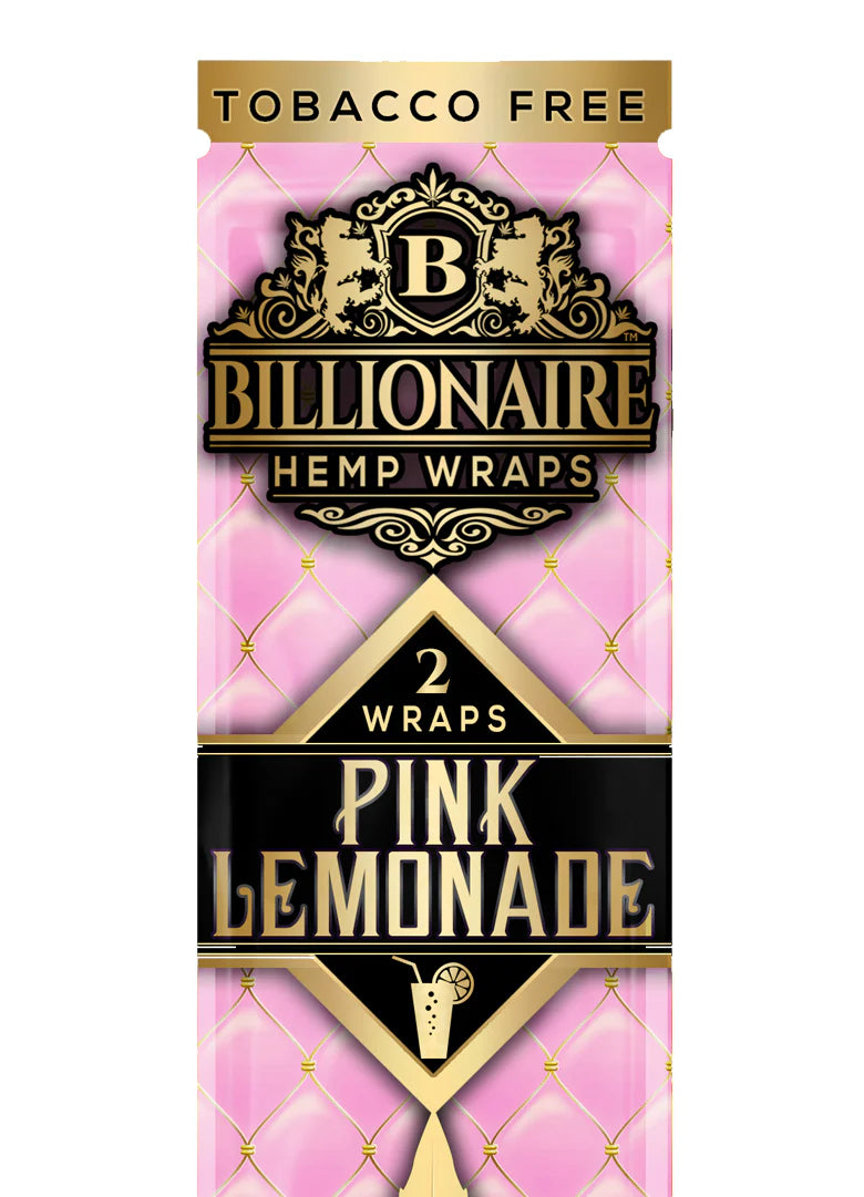 BIllionaire Hemp Wraps- Pink lemonade