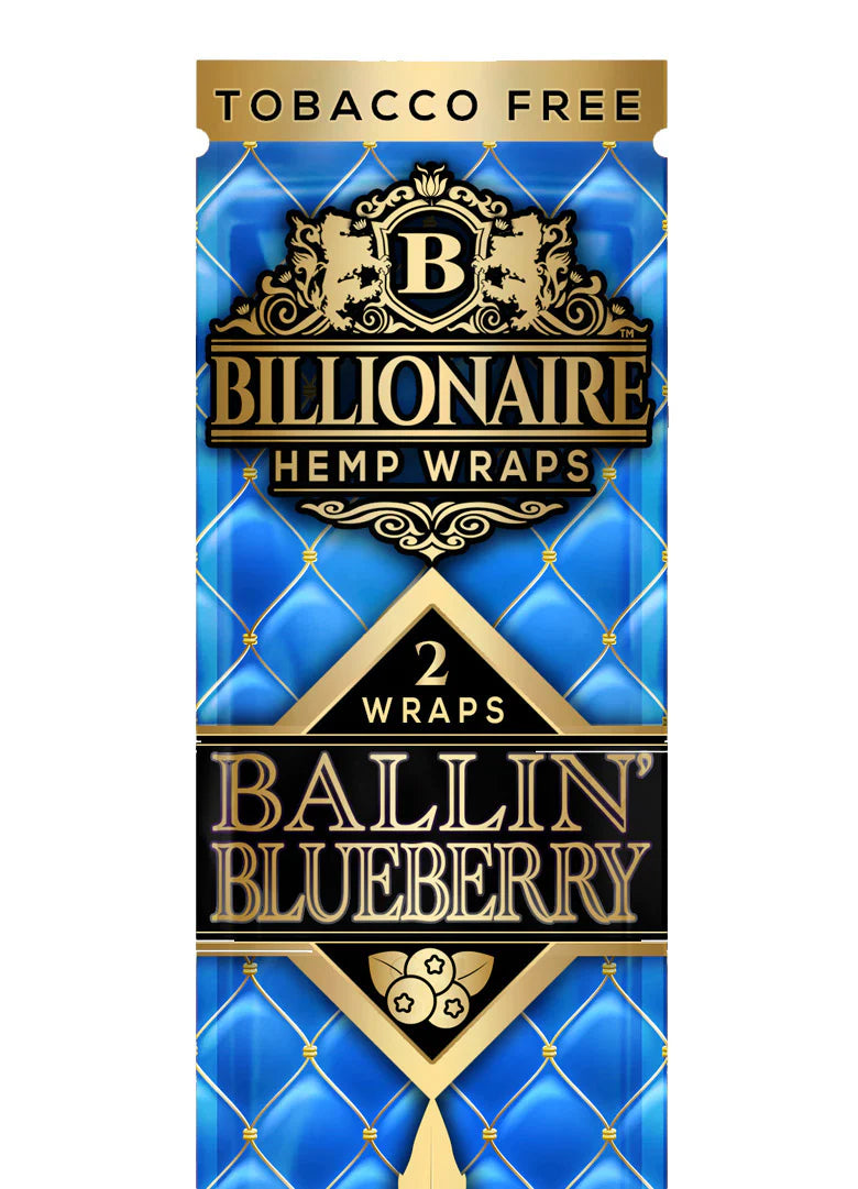 Billionaire Hemp Wraps- Ballin Blueberry