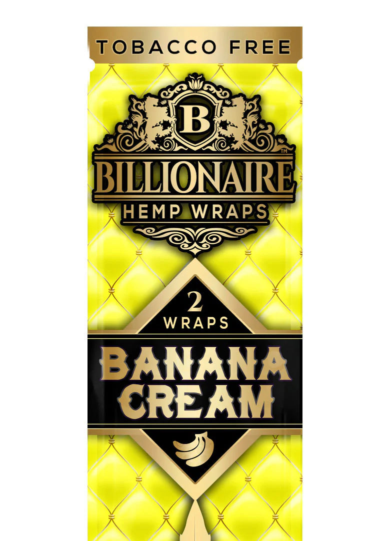 Billionaire Hemp Wraps- Banana cream