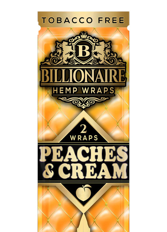 Billionaire Hemp Wraps- Peaches & Cream