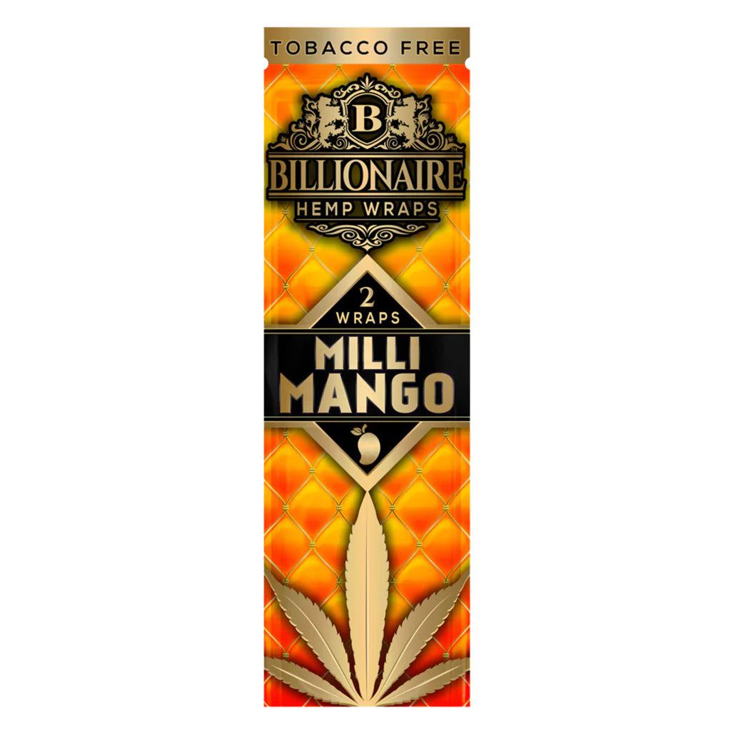 Billionaire Hemp Wraps: Milli Mango (2 ct.)