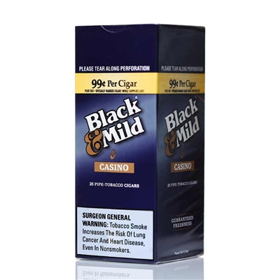 Black & Mild- Plastic Tip: Casino (.99 cents)