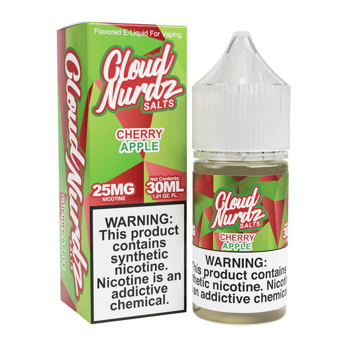 Cloud Nurdz Salts: Cherry Apple (25mg/30ml)