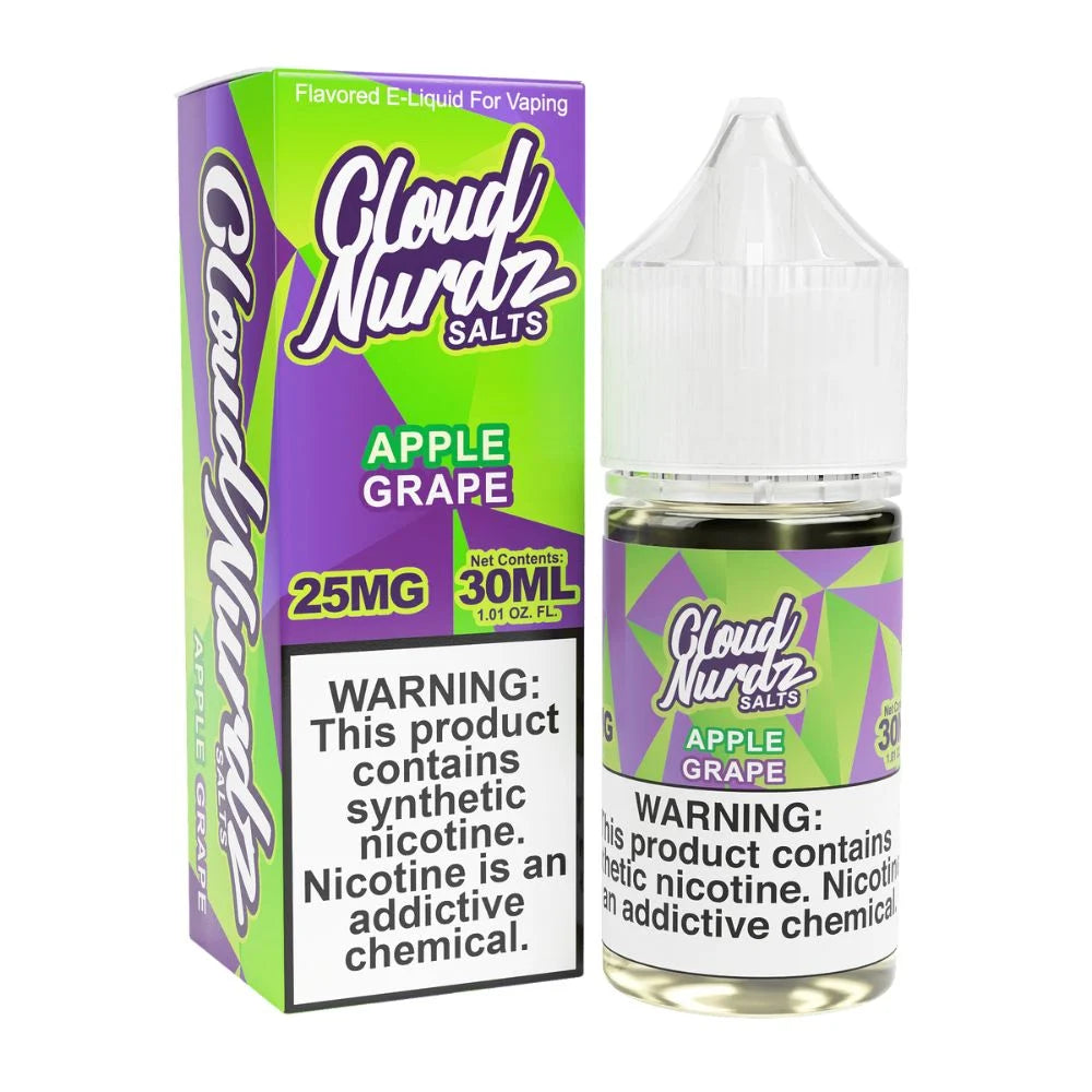 Cloud Nurdz Salts: Apple Grape (25mg/30ml)