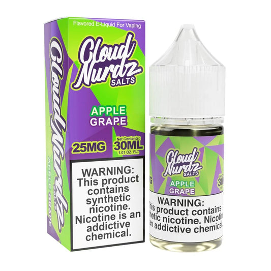 Cloud Nurdz Salts: Apple Grape (25mg/30ml)