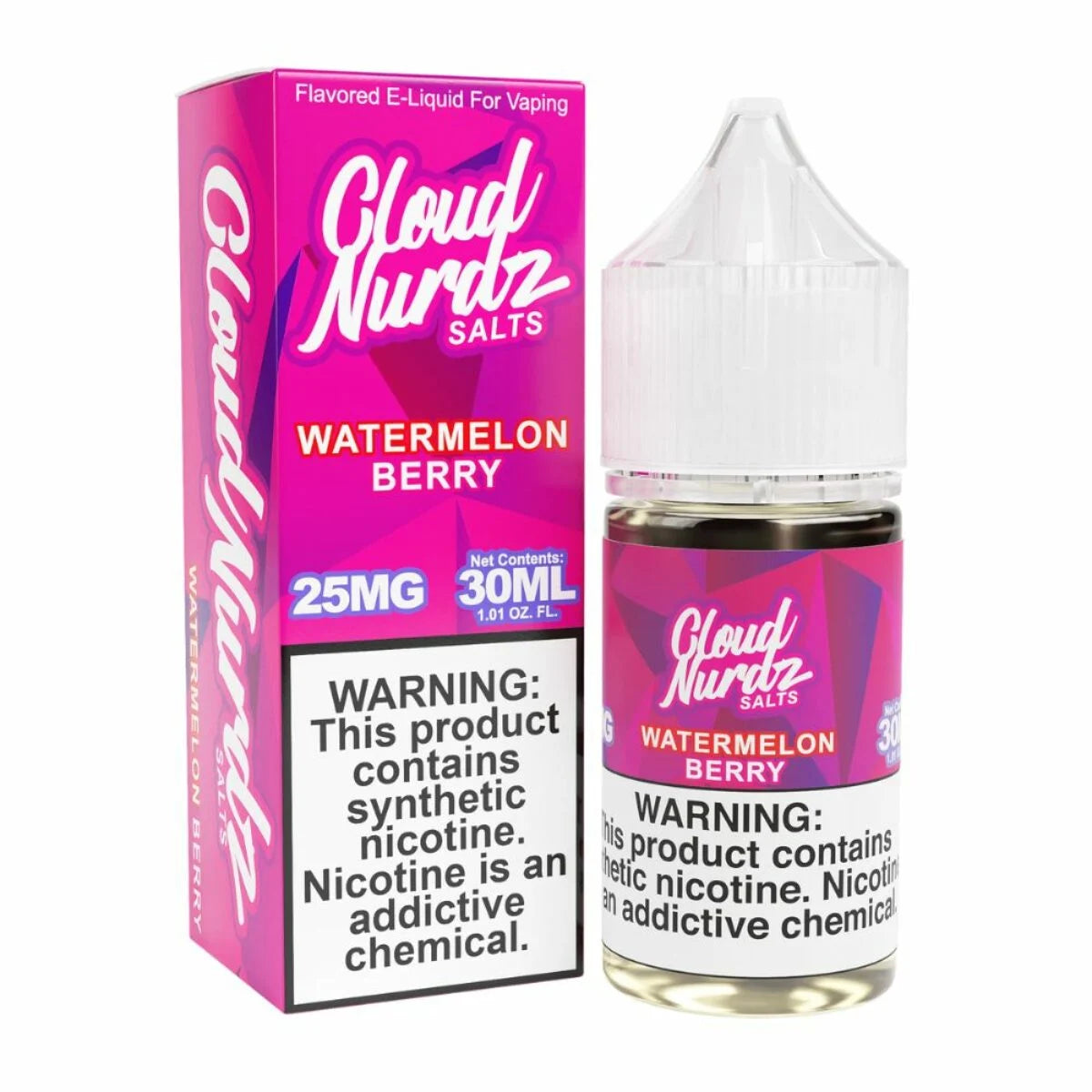 Cloud Nurdz Salts: Watermelon Berry (25mg/30ml)