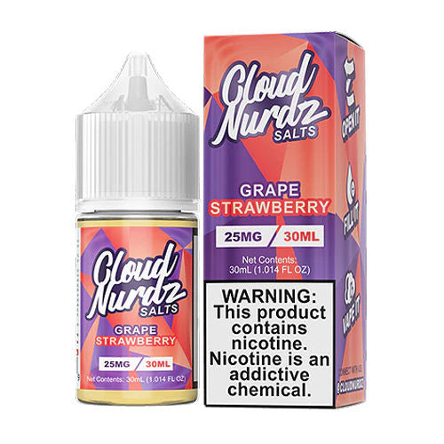 Cloud Nurdz Salts: Grape Strawberry (25mg/30ml)