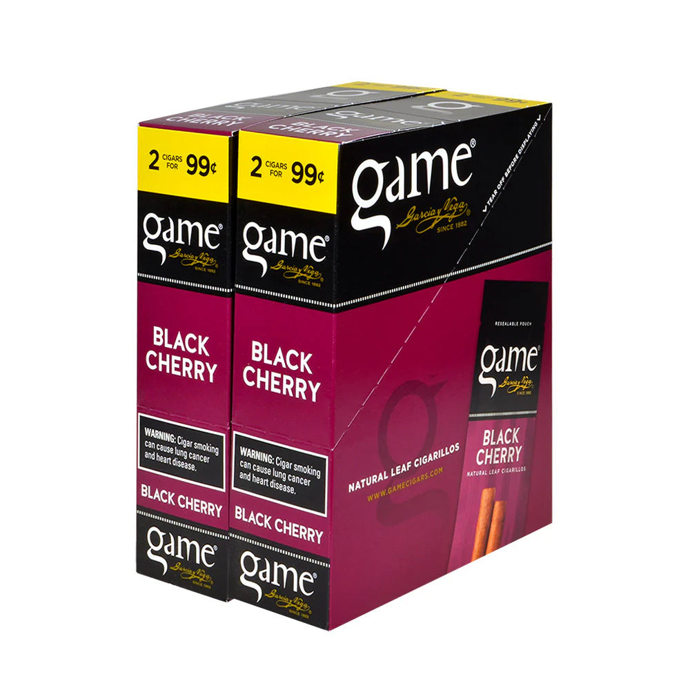 Game Cigarillos : Black Cherry (2 Ct.)