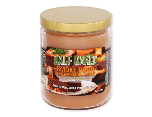 Smoke Odor- Exterminator Candle: Half Baked