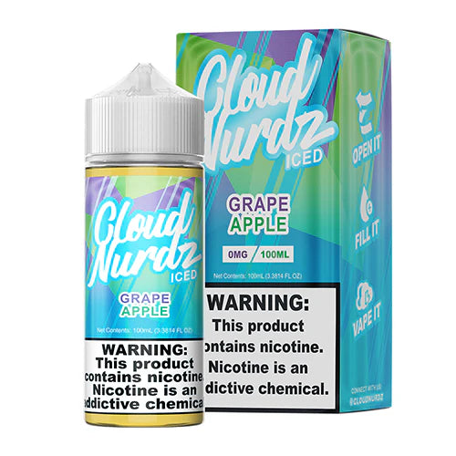 Clourd Nurdz Iced Apple Grape (3mg/100ml)