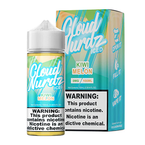 Clourd Nurdz Iced Melon Kiwi (6mg/100ml)